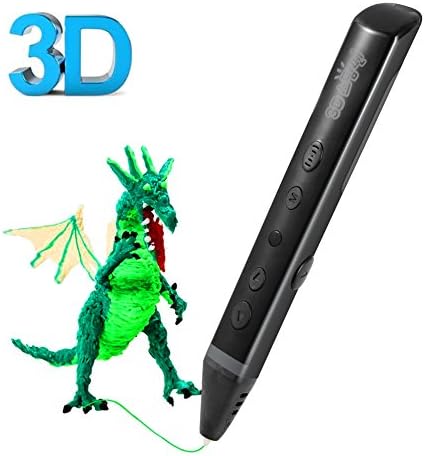 Jelune- Upgrade 3D Printing Pen- Low Temperature Cryogenic Technology Safety for Kids, 3D Doodle Pen 1.75 mm Filament 3D Arts &amp; Crafts Drawing and Doodling
