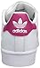 adidas Originals Kids' Superstr Foundation, White/Pink/White, 6 M US Big Kid