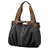 z-joyee Women's Ladies Casual Vintage Hobo Canvas Daily Purse Top Handle Shoulder Tote Shopper Handbag Satchel Bag,Black