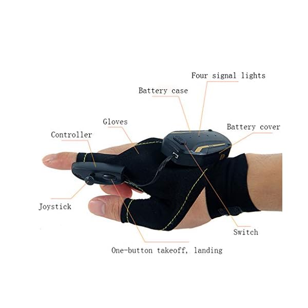 faltbare mini Drohne, mit neuerster Version der Handschuh Gestensteuerung – Bild 4