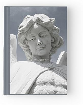 Archangel Michael Hard Cover Journal, Book, Diary, You Choose Paper Style - From On High Book (Ruled (lined) Paper)