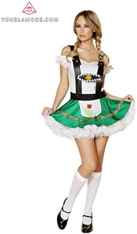 2PC Sexy Hoffbrau Lady Costume Bundle with Rave Shorts
