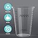 Disposable Epoxy Resin Mixing Cups (100-Pack) Clear Plastic 10-Ounce for Measuring Paint Epoxy Resin Art Supplies - Graduated Measurements in ML and OZ