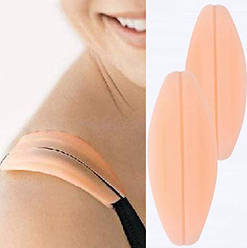 image for Ksweet Women's Bra Strap Cushion Pads 3/4 Pairs Non-slip Shoulder Pad 