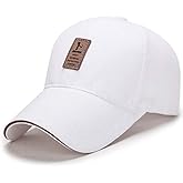 EVD-X Sports Cap for Outdoor Activities and Sports in General Sun Hat Cap Men and Women Baseball Fishing Golf Hiking 4x4 (H-B-White)
