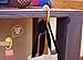 Portable Bag Hanger Holder, BAGMAN Purse Hook Storage Multi Purpose Hooks For Travel, Desk and Chair, Durable Sturdy Cute, Red