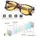 Myiaur Night-Driving Glasses for Women, Polarized Yellow Driving Glasses, Anti Glare Night-Vision Glasses for Driving