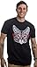 Ann Arbor T-shirt Co. Red Linda Glasses Cat | Funny Belcher Kitty Cute Humor Fun T-Shirt For Men Women