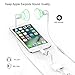 IWFYAN Compatible Dual Converter Headphone Earphone Adapter Accessories Cable Splitter Replacement for phone X 10 8/8Plus/ 7/ 7Plus , Support for iOS 11 or Later