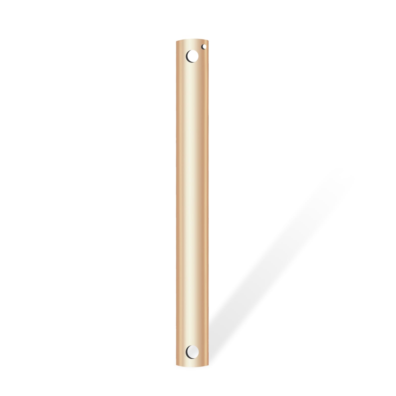 Photo 1 of 16 Inch Ceiling Fan Downrod with Extension Cord, 1 .3 Foot Gold Ceiling Fan Extension Rod, 1 Inch OD, Ceiling Downrod for Various Fans (Gold, Unthreaded)