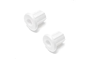 FANRTE 1/2" Wall Hole Cable Feed Through Bushing Cable Grommet for Various Cables(Coax Coaxial Cable/Network Cable/CCTV Cable) with a Diameter Less Than 8 mm Without connectors,2 Pack - White