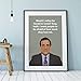 The Office Quote Poster - Would I Rather Be Feared Or Loved - Funny Michael Scott Art