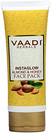 Vaadi Herbal Instaglow Almond and Honey Face Pack SD - With Complementary Gifts!!