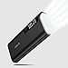 Power Bank,Emnt 15600mAh High Capacity Fast Charging Dual USB Port Portable Charger With LED Flash Light LCD Digital Screen Smart External Battery Pack for Iphone,Samsung,Camera,Tablets and More-Black