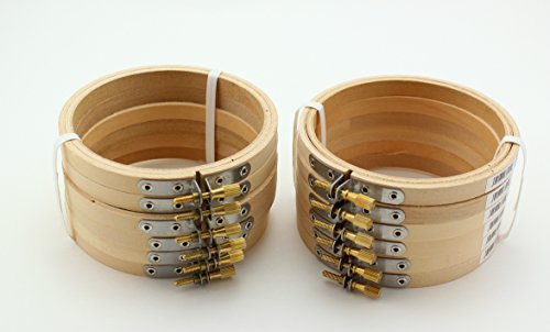 4 inch Round Wooden Embroidery Hoops Bulk Wholesale 72 Pieces New Darice