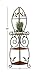 Deco 79 41909 Metal Wood Corner Rack, 23 by 66-Inch