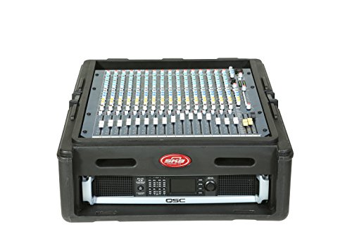 SKB Roto Rack 10X2 Rack Console, Steel Rails, Hard top, L/R Access doors (1SKB-R102)