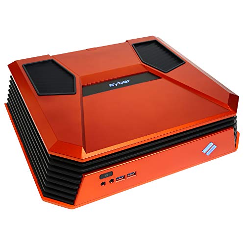 CYBERPOWERPC Syber SCC0100 Orange Mini ITX Gaming Case