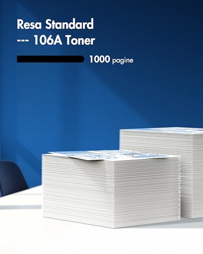 VIPGOOD 106A Toner with Chip Compatible for HP 106A W1106A Laser Toner Cartridges 107w 107a 107r for MFP 137fnw 137fwg 135a 135r 135w 135wg (Black, 2-Pack)