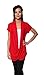 Free to Live Women's Lightweight Short Sleeve Criss Cross Pullover Nursing Top Red