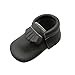 YIHAKIDS Baby Tassels Shoes Soft Leather Sole Infant Toddler Shoes Baby Moccasins Crib Shoes Grey(Size 6.5,12-18 Months/5.3in)