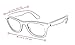 TREEHUT Ebony Stylish Wood Frame Sunglasses - Temples Classic Aviator Retro Square Wood Lightweight Sunglasses - Perfect for Fishing Driving Walking Usage - Bamboo Black