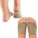 FootMatters Arch Support Cushions - Comfort Spandex Gel Pads – 1 Pair