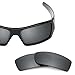 Revant Replacement Lenses for Oakley Gascan sunglasses, UV Protection, Anti-Scratch and Impact Resistant, Polarized Black Chrome Mirrorshield