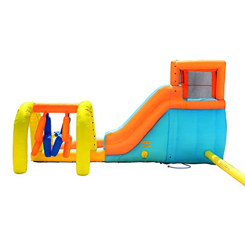 BANZAI Inflatable Summit Splash Adventure Water Park Climbing Wall