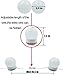 Hollywood Style LED Vanity Makeup Mirror Lights Kit with 6 Dimmable Bulbs,Lighting Fixture Strip for Makeup Vanity Table Set in Dressing Room(Mirror Not Included)