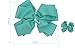 15Pcs 6 Inches Big Bows for Baby Girls Bling Sparkly Sequins Bow Clips Boutique Hair Bows For Girls Kids Children Women Ribbon Bowknot Alligator Hair Clips