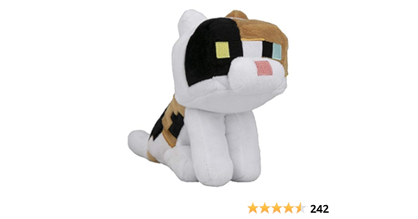 minecraft calico cat plush