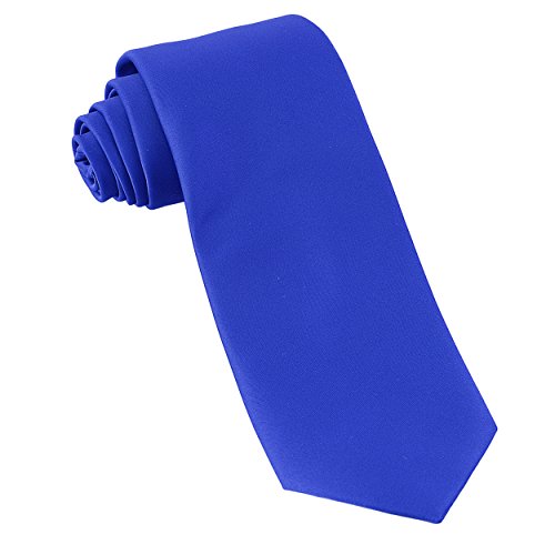 Luther pike satin necktie (royal blue)