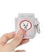 BT21 RJ Character Plush Keychain Case Cover, Compatible with Airpod, Grey