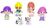 Pinypon Collectors Set - 4 Dolls, 2 Pets and Accessories