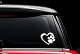 HEART with DOG PAW Puppy Love 4