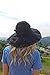 Sun Hats for Women UV Protection Wide Brim Summer Hat Polyester Packable Travel Hat Foldable Fits Large Head Sizes UPF 50