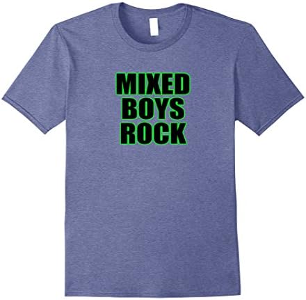 Mens Funny Green Novelty Mixed Boys Rock Friend Tshirt Small Heather Blue