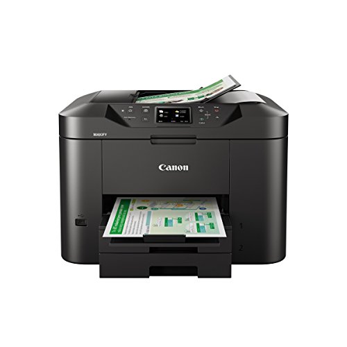 Canon MAXIFY MB2750 Tintenstrahldrucker 4-in-1 Multifunktionsgerät DIN A4 (Drucker, Scanner, Kopierer, Fax, ADF, 600x1200 DPI, WLAN, 24/15,5 ISO-Seiten/Min., Duplexdruck, 500-Blatt-Kassette) schwarz – Bild 4