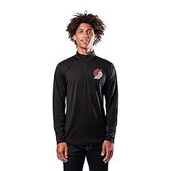 Ultra Game NBA Men's Quarter Zip Long Sleeve