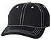 Flexfit 6386 Contrast Color Stitched Cap Black/Stone L/XL