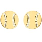 Softball Stud Earrings for Women Basketball Football Stainless Steel Earrings