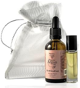 NADYA 100% Pure Organic Cold Pressed Cosmetic Grade Argan Oil Travel Kit