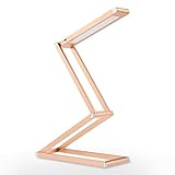 TOMSHINE Foldable LED Desk Lamp Dimmable 2 Modes Rechargeable USB Multi-functional Creative Portable Table Light for Reading Studying Bedtime 3W 105LM