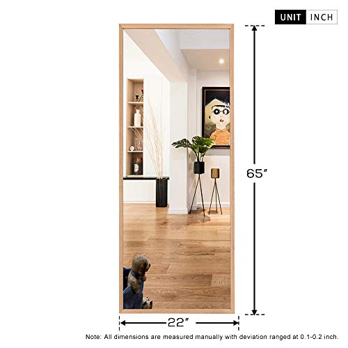 image for ONXO Full Length Mirror Large Floor Mirror Standing or Wall-Mounted Mi