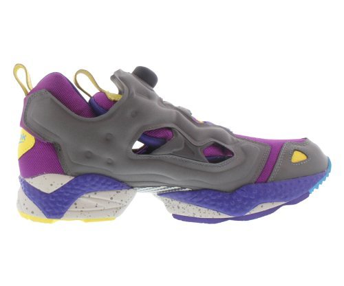 Reebok Pump Fury Grey Purple Yellow 