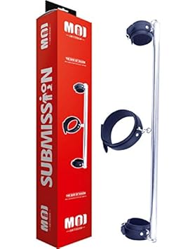 MOI The Bar Of Shame Metallstange mit Halsband und 2 Fesseln