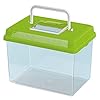 Ferplast Plastic Fish Aquarium GEO Medium Tank 2,5 L Small Animal Container Aquarium Terrarium Insects Turtles, Plastic…