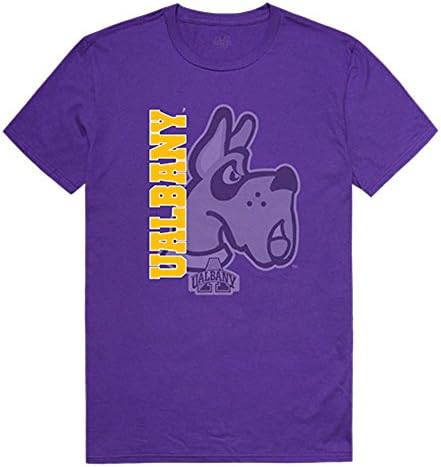 W REPUBLIC APPAREL University of Albany The Great Dane NCAA Ghost Tee T-Shirt