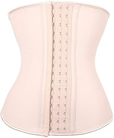 ANGOOL Women's Latex Waist Trainer Training Corset Gift Retractable Tape Measure